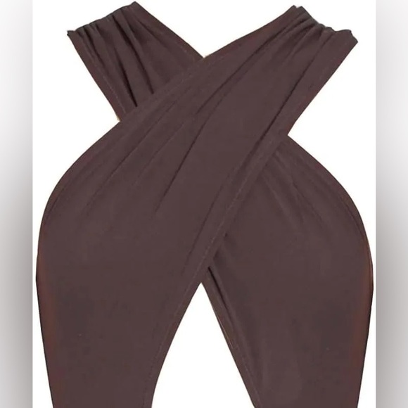 Ulla Johnson Kieran Maillot in Espresso, Size X-Large, $380 - Picture 10 of 17